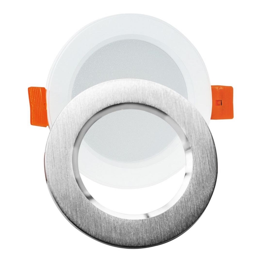 LED Ugradbena lampa ZOE LED/4,8W/230V srebrno