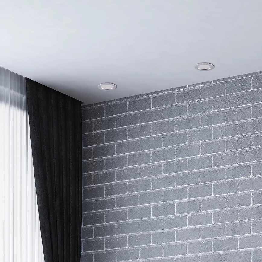 LED Ugradbena lampa ZOE LED/4,8W/230V srebrno