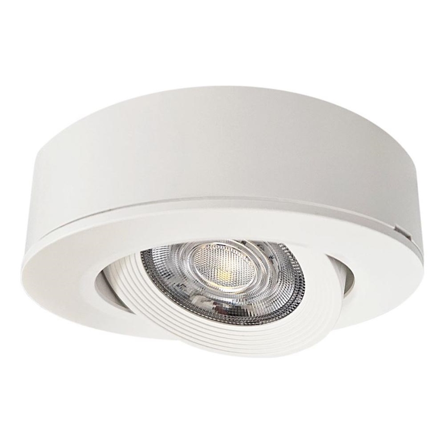 LED Ugradbena/nadgradna reflektorska lampa 2u1 LED/5W/230V 4200K pr. 9,3 cm bela