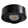 LED Ugradbena/nadgradna reflektorska lampa 2u1 LED/5W/230V 4200K pr. 9,3 cm crno