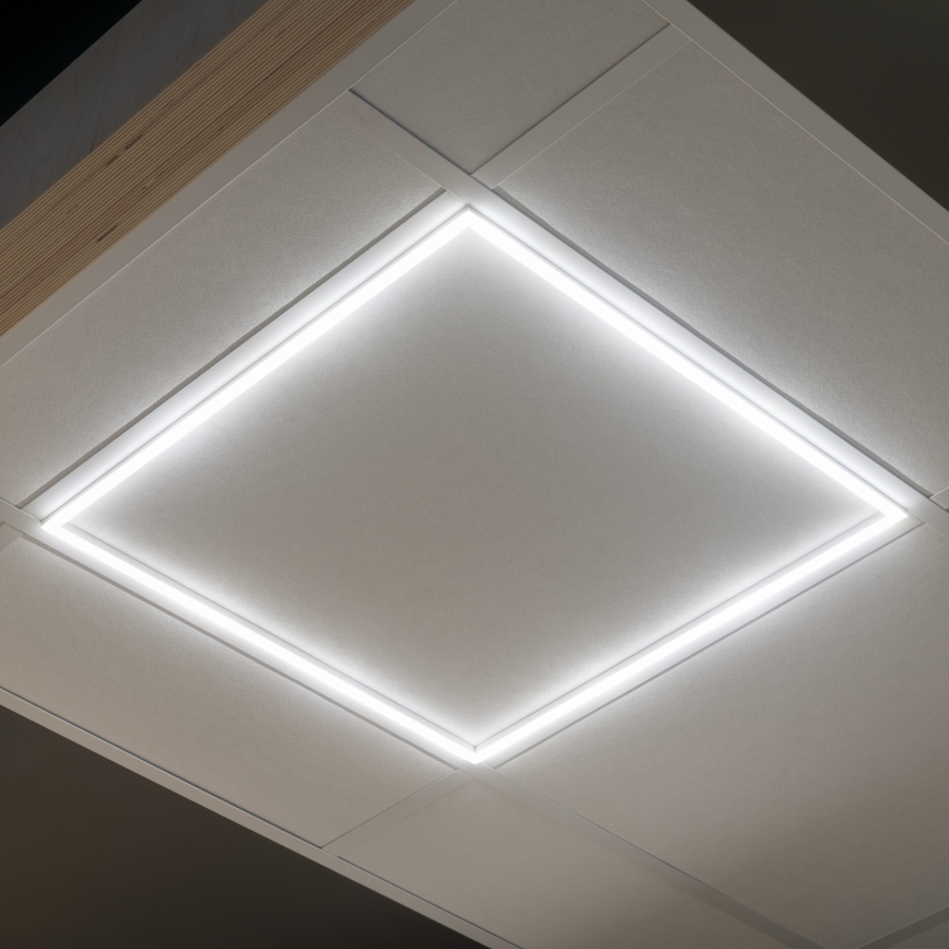 LED Ugradbeni okvir AVAR LED/32W/230V 3000/4000/6500K 59x59 cm