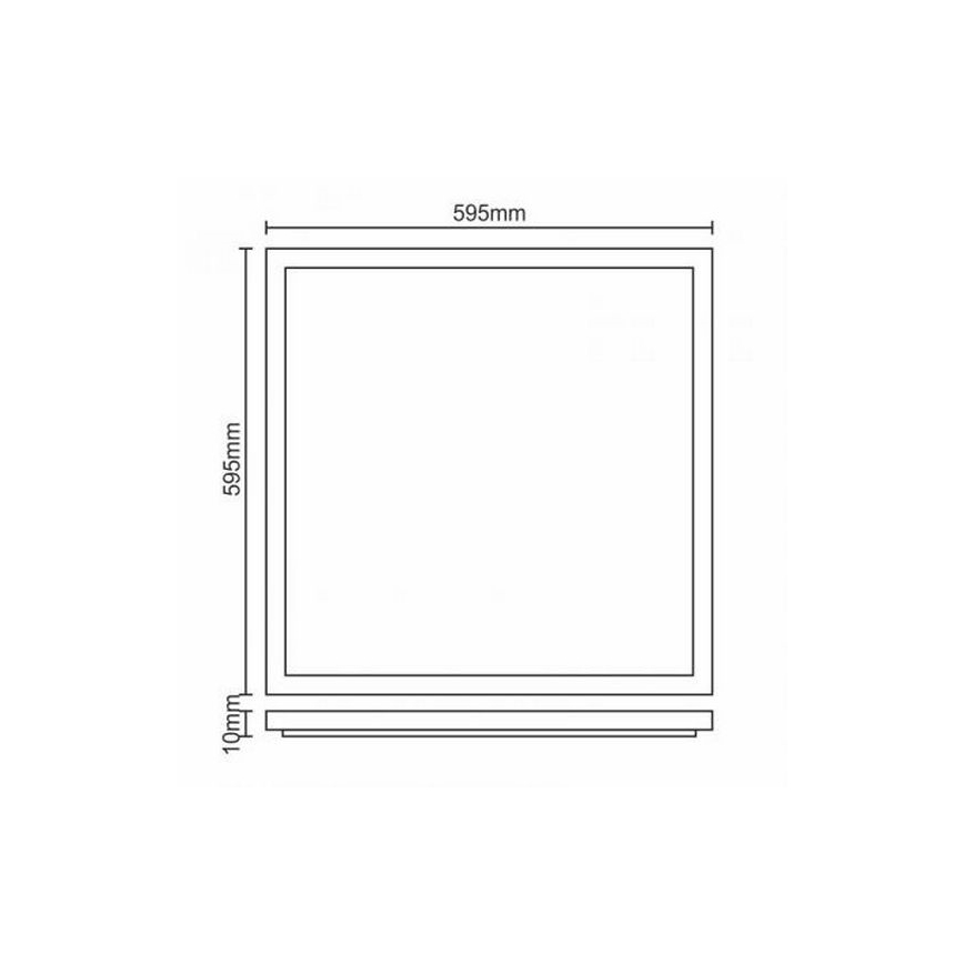 LED Ugradbeni panel LED/40W/230V 4500K
