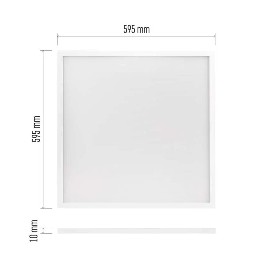 LED Ugradbeni panel PROXO LED/33W/230V 4000K 60x60 cm bela