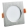 LED Ugradna lampa VENUS LED/7W/230V srebrno uglate