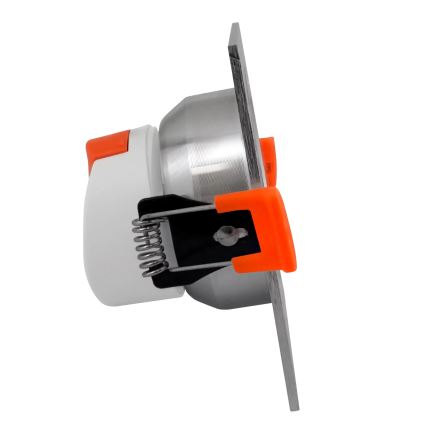 LED Ugradna lampa VENUS LED/7W/230V srebrno uglate