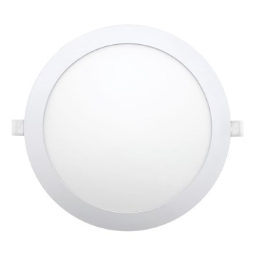 LED ugradna plafonska svetiljka CIRCLE LED/24W/230V 6500K prečnika 30 cm, bela
