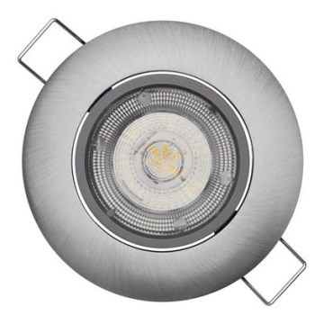 LED ugradna svetiljka EXCLUSIVE 1xLED/5W/230V 3000 K srebrna
