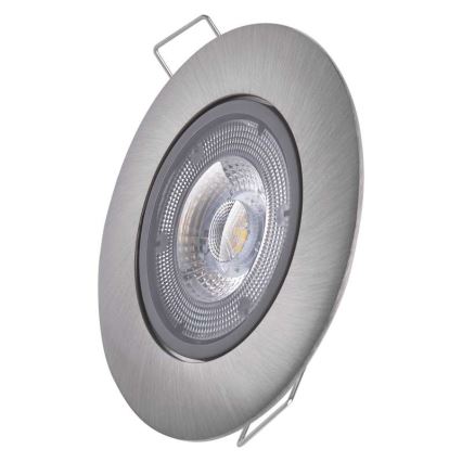 LED ugradna svetiljka EXCLUSIVE 1xLED/5W/230V 3000 K srebrna