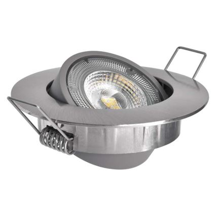 LED ugradna svetiljka EXCLUSIVE 1xLED/5W/230V 4000 K srebrna