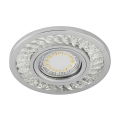 LED ugradna svetiljka EYE 1xGU10/50W + LED/3W/230V