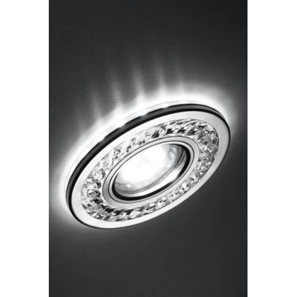 LED ugradna svetiljka EYE 1xGU10/50W + LED/3W/230V