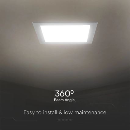 LED ugradna svetiljka SAMSUNG ČIP LED/6W/230V 4000K 12x12 cm bela