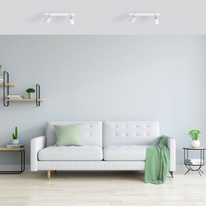 LED ugradna svetiljka TUNE 2xGU10/4,8W/230V bela