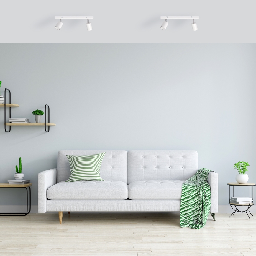 LED ugradna svetiljka TUNE 2xGU10/4,8W/230V bela