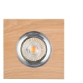 LED ugradna svetiljka VITAR 1xGU10/5W/230V CRI 90 hrast