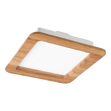 LED ugradna svetiljka WOODY SPOT LED/17W/230V 3000K hrast 18,5x18,5 cm
