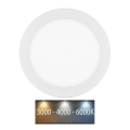 LED ugradno kupatilsko svetlo LADA LED/12W/230V 3000/4000/6000K prečnik 17 cm IP44 bela