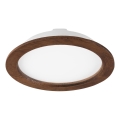 LED ugradno stropno svetlo WOODY SPOT LED/23,5W/230V 4000K trešnja preč. 23,5 cm