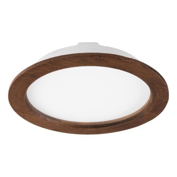 LED ugradno stropno svetlo WOODY SPOT LED/23,5W/230V 4000K trešnja preč. 23,5 cm