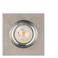 LED ugradno svetlo VITAR 1xGU10/5W/230V CRI 90 beton