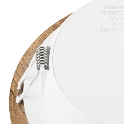 LED ugradno svetlo WOODY SPOT LED/16,5W/230V 4000K orah preč. 18,5 cm