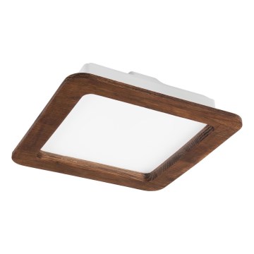 LED ugradno svetlo WOODY SPOT LED/17W/230V 3000K trešnja 18,5x18,5 cm
