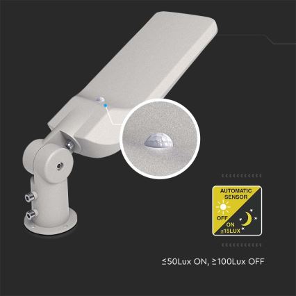 LED ulična lampa sa senzorom SAMSUNG čip LED/50W/230V 6500K IP65