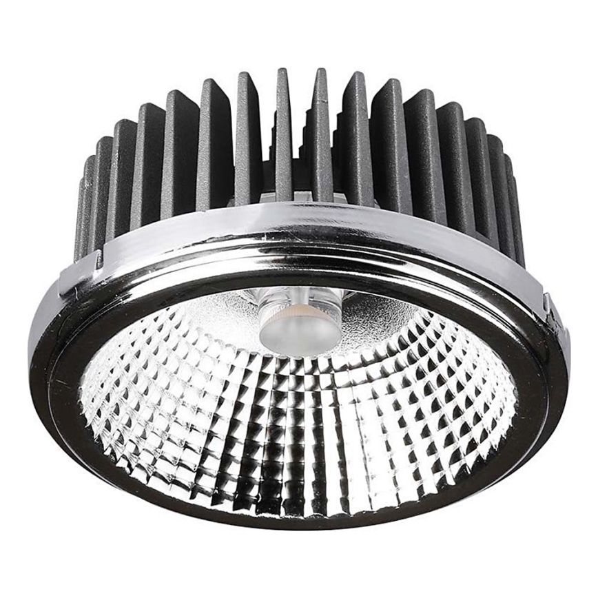 LED Uvučeni reflektor LED/20W/230V 4000K 40°/20° pr. 11 cm sjajni krom