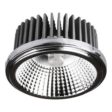LED Uvučeni reflektor LED/20W/230V 6400K 40°/20° pr. 11 cm sjajni krom