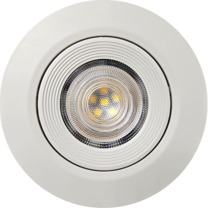 LED Ugradbena/nadgradna reflektorska lampa 2u1 LED/5W/230V 4200K pr. 9,3 cm bela