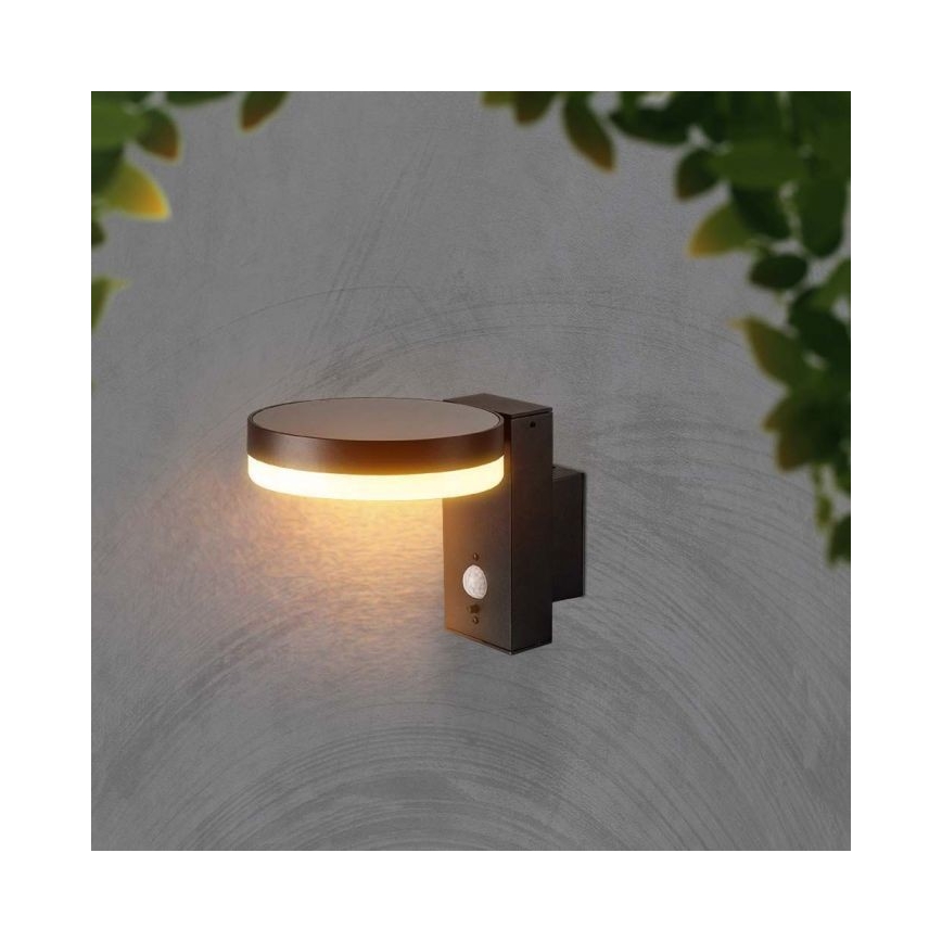 LED Vanjska solarna zidna Lampa sa senzorom LED/5,5W/3,7V 3000K IP54