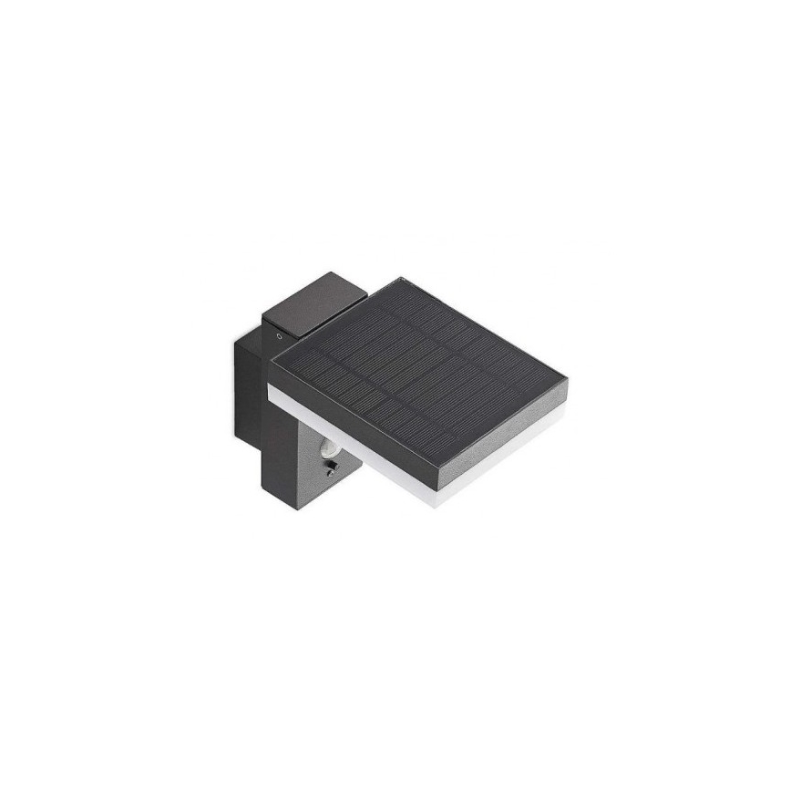 LED Vanjska solarna zidna Lampa sa senzorom LED/5,5W/3,7V 3000K IP54