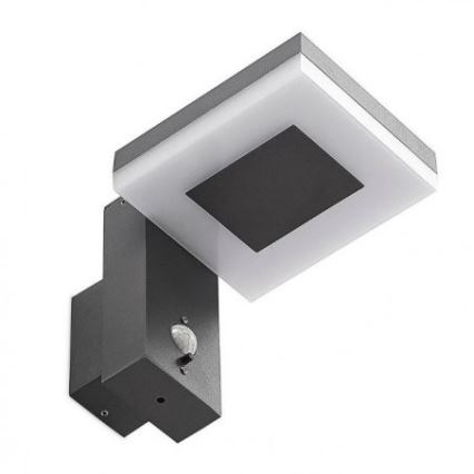 LED Vanjska solarna zidna Lampa sa senzorom LED/5,5W/3,7V 3000K IP54