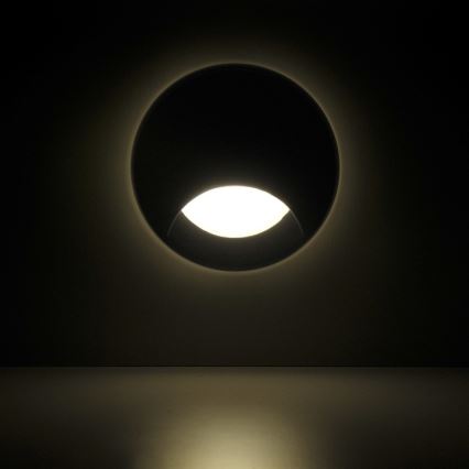 LED Vanjska ugradbeni stubišna lampa Q1 LED/3W/230V IP44