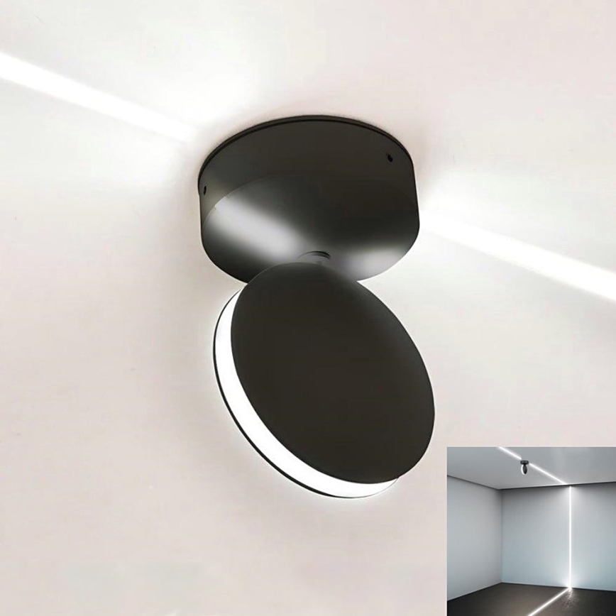 LED Vanjska zidna fleksibilna lampa LED/7W/230V 3000K IP65 crno