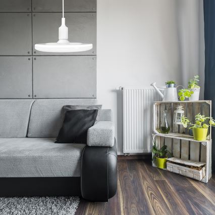 LED Viseća lampa KIKI 1xE27/10W/230V bela