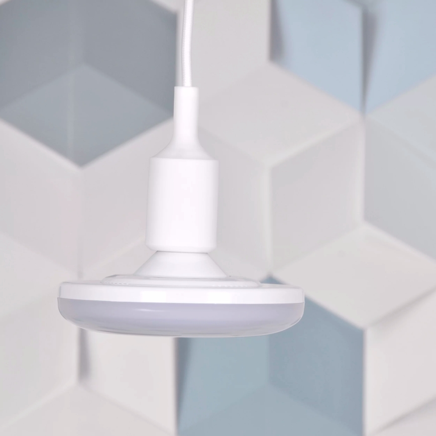 LED Viseća lampa KIKI 1xE27/10W/230V bela