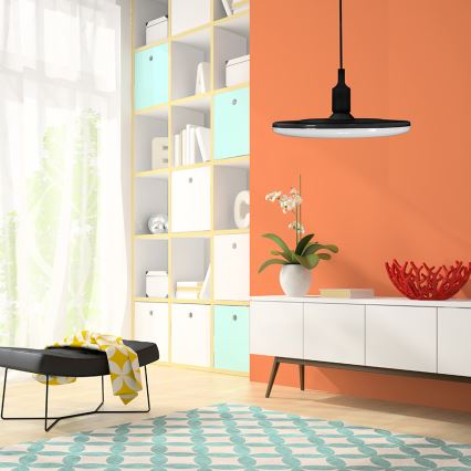 LED Viseća lampa KIKI 1xE27/10W/230V crno