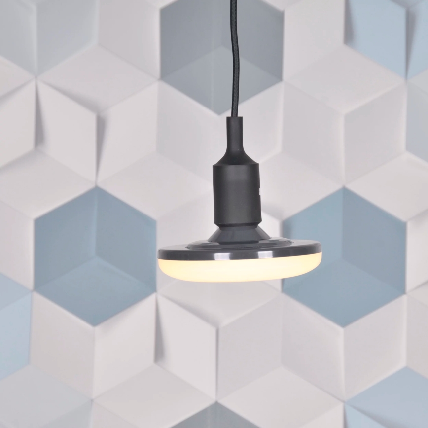 LED Viseća lampa KIKI 1xE27/10W/230V crno