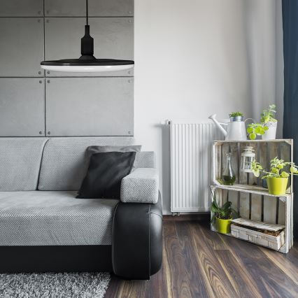 LED Viseća lampa KIKI 1xE27/15W/230V crno