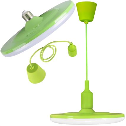 LED Viseća lampa KIKI 1xE27/15W/230V zeleno