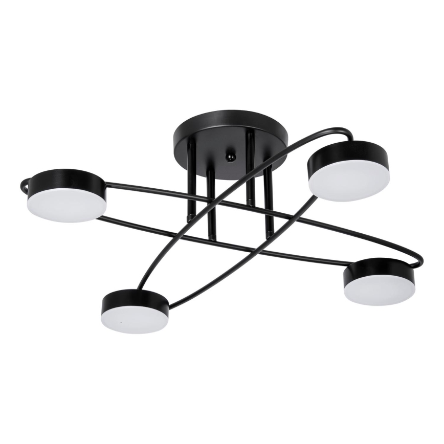 LED Viseći luster 4xLED/7W/230V crno