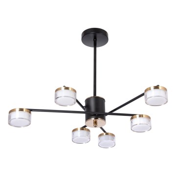 LED Viseći luster 6xLED/6W/230V 3000-6500K pr. 59 cm zlatna/crno