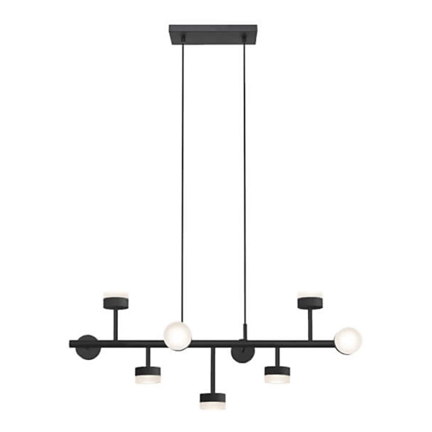LED Viseći luster COMFORT 9xLED/5W/230V crno