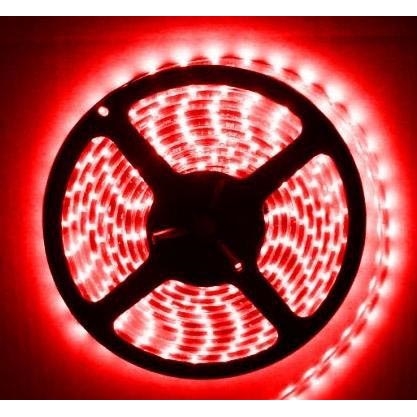 LED vodootporna traka za kupatilo 5m IP65 crveno