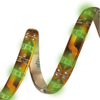 LED vodootporna traka za kupatilo 5m IP65 zelena