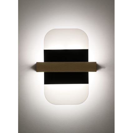 LED Zidna lampa APRIL LED/6W/230V bela/crno