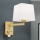 LED Zidna lampa CARLTON 1xE27/40W/230V + LED/3W bela/zlatna