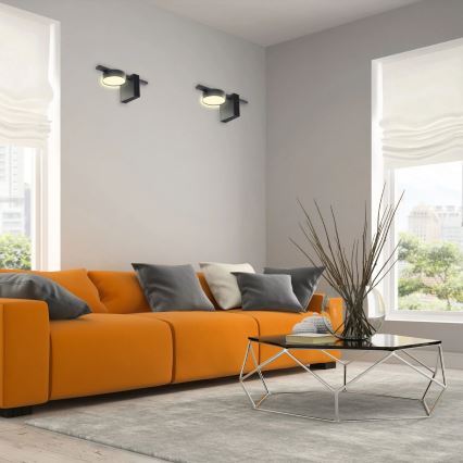 LED Zidna lampa JOY 1xGX53/6W/230V crno