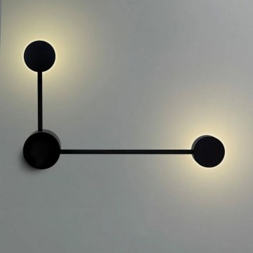 LED Zidna lampa JOY 2xGX53/6W/230V crno